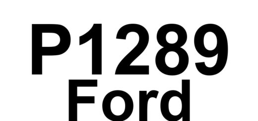 DTC P1289 Ford - Definição em inglês: Cylinder Head Temperature Sensor Circuit High Definição em Português: Sensor de Temperatura da Cabeça do Cilindro - Circuito com Alta Tensão