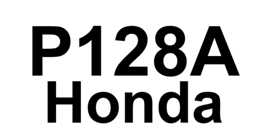 DTC P128A Honda - Definição em inglês: Rocker Arm Oil Pressure Sensor B Stuck High Definição em Português: Sensor de Pressão de Óleo do Balancim B - Preso em Alto