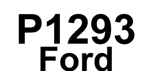 DTC P1293 Ford - Definição em inglês: High Side Bank No. 1 (Right) Open Definição em Português: Lado Alto Banco Nº 1 (Direito) Aberto