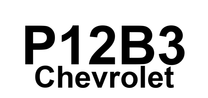 DTC P12B3 Chevrolet - Definição em inglês: Cylinder 1 Injection Timing Retarded Definição em Português: Temporização de Injeção do Cilindro 1 - Atrasada