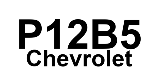 DTC P12B5 Chevrolet - Definição em inglês: Cylinder 2 Injection Timing Retarded Definição em Português: Sincronismo de Injeção do Cilindro 2 - Atrasado