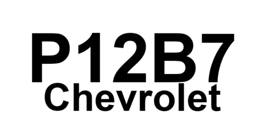 DTC P12B7 Chevrolet - Definição em inglês: Cylinder 3 Injection Timing Retarded Definição em Português: Sincronização de Injeção do Cilindro 3 - Atrasada