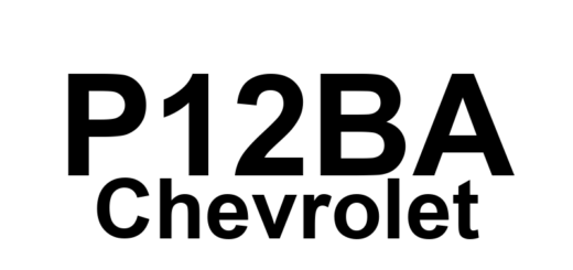 DTC P12BA Chevrolet - Definição em inglês: Cylinder 4 Injection Timing Advanced Definição em Português: Sincronismo de Injeção do Cilindro 4 - Avançado