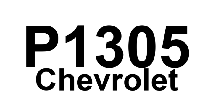 DTC P1305 Chevrolet - Definição em inglês: Ignition Coil 2 Primary Feedback Circuit Malfunction Definição em Português: Circuito de Realimentação Primário da Bobina de Ignição 2 - Mau Funcionamento