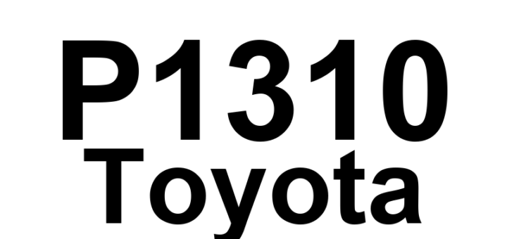 DTC P1310 Toyota - Definição em inglês: Igniter No. 3 Circuit Malfunction Definição em Português: Circuito do Ignição Nº 3 - Mau Funcionamento