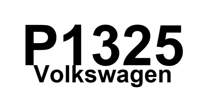 DTC P1325 Volkswagen - Definição em inglês: Cylinder 1-Knock Control Limit Attained Definição em Português: Controle de Detonação do Cilindro 1 - Limite Atingido