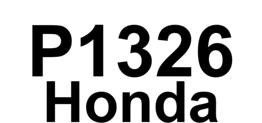 DTC P1326 Honda - Definição em inglês: ION Sensing Module Combustion Quality Definição em Português: Módulo de Sensoriamento de Íons - Qualidade da Combustão