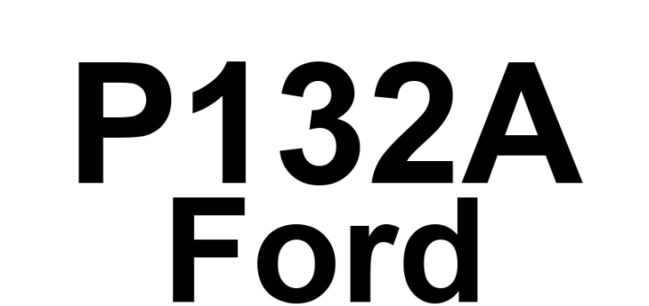 DTC P132A Ford - Definição em inglês: Turbocharger/Supercharger Boost Control A Electrical Definição em Português: Controle do Turbo/Supercompressor A - Problema Elétrico