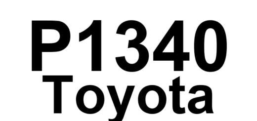 DTC P1340 Toyota - Definição em inglês: Camshaft Position Sensor "A" (Bank 1 Sensor 2) Definição em Português: Sensor de Posição do Eixo de Comando de Válvulas "A" - Sensor 2 (Banco 1)