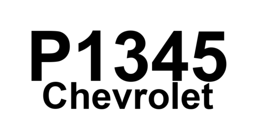 DTC P1345 Chevrolet - Definição em inglês: Camshaft To Crankshaft Position Correlation Definição em Português: Correlação Entre as Posições do Comando e do Virabrequim - Desalinhamento