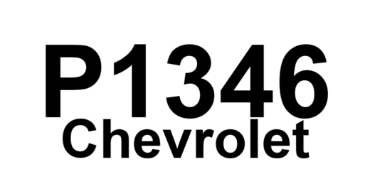 DTC P1346 Chevrolet - Definição em inglês: Intake Camshaft Position System Performance Definição em Português: Sistema de Posição do Eixo de Comando de Válvulas de Admissão - Desempenho Irregular