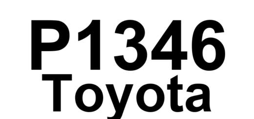 DTC P1346 Toyota - Definição em inglês: VVT Sensor/Camshaft Position Sensor Circuit Range/Performance Problem (Bank 1) Definição em Português: Sensor de VVT/Sensor de Posição do Eixo de Comando - Problema de Alcance/Desempenho do Circuito (Banco 1)