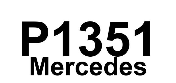 DTC P1351 Mercedes - Definição em inglês: Start of delivery /injection control loop Definição em Português: Início do ciclo de controle de entrega/injeção.