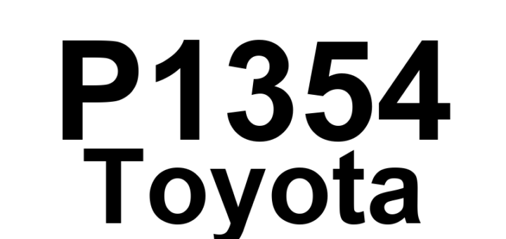 DTC P1354 Toyota - Definição em inglês: VVT System Malfunction (Bank 2) Definição em Português: Sistema VVT - Mau funcionamento (Banco 2)