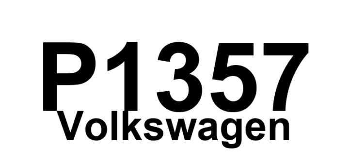 DTC P1357 Volkswagen - Definição em inglês: Cylinder 1 Ignition Circuit Short to Ground Definição em Português: Circuito de Ignição do Cilindro 1 - Curto para o Terra