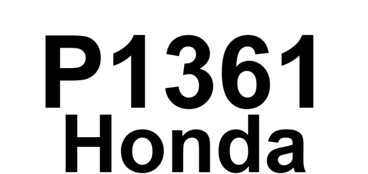 DTC P1361 Honda - Definição em inglês: Top Dead Center Sensor Intermittent Signal Definição em Português: Sensor do Ponto Morto Superior - Sinal Intermitente
