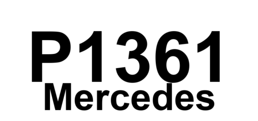 DTC P1361 Mercedes - Definição em inglês: cylinder 8 exhaust valve can not work when cylinder is cut-off (OFF)(function link) Definição em Português: Válvula de escape do cilindro 8 - Não funciona quando o cilindro está desativado (OFF) (função acionada)