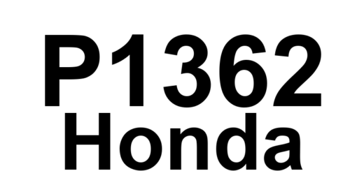 DTC P1362 Honda - Definição em inglês: Top Dead Center Sensor No Signal Definição em Português: Sensor de Ponto Morto Superior - Sem Sinal