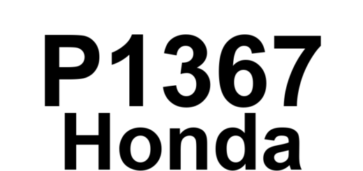 DTC P1367 Honda - Definição em inglês: Top Dead Sensor 2 No Signals Definição em Português: Sensor de Ponto Morto Superior 2 - Sem Sinais