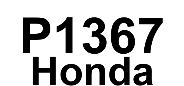 DTC P1367 Honda - Definição em inglês: Top Dead Sensor 2 No Signals Definição em Português: Sensor de Ponto Morto Superior 2 - Sem Sinais