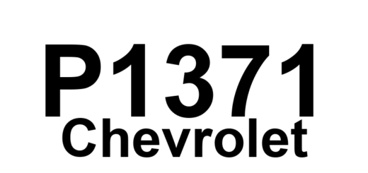 DTC P1371 Chevrolet - Definição em inglês: DI Ignition Low-resolution Circuit Malfunction Definição em Português: Circuito de baixa resolução de Ignição DI - Mau funcionamento