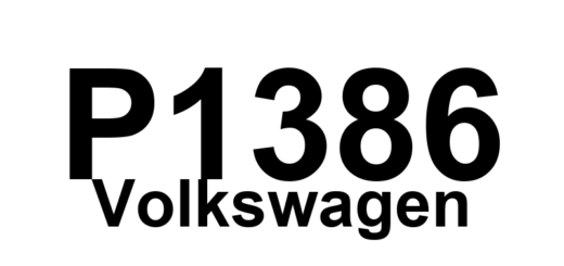 DTC P1386 Volkswagen - Definição em inglês: Internal Control Module, Knock Control Circuit Error Definição em Português: Módulo de Controle Interno - Erro no Circuito de Controle de Detonação