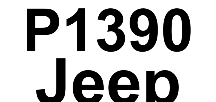 DTC P1390 Jeep - Definição em inglês: Timing Belt Skipped One Tooth Or More Definição em Português: Correia dentada - Pulou um ou mais dentes