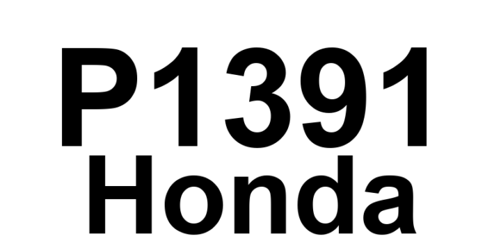 DTC P1391 Honda - Definição em inglês: Acceleration 'G' Sensor Range/Performance Definição em Português: Sensor de aceleração 'G' - Alcance/Desempenho