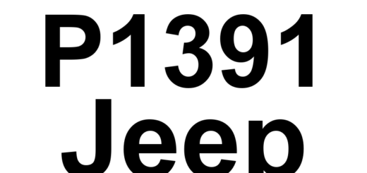 DTC P1391 Jeep - Definição em inglês: CKP Or CMP Sensor Signal Intermittent Definição em Português: (Sensor CKP ou CMP - Sinal Intermitente)