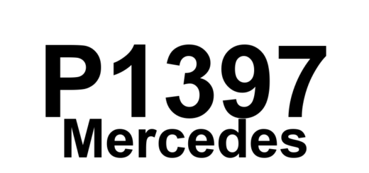 DTC P1397 Mercedes - Definição em inglês: left camshaft Hall sensor (B6/2) Definição em Português: Sensor de fase do eixo de comando esquerdo - (B6/2)