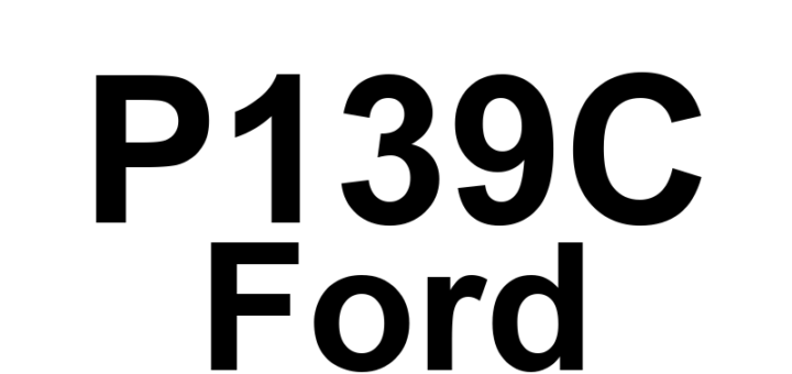 DTC P139C Ford - Definição em inglês: EGR Sensor C Downstream Hose Off Or Plugged Definição em Português: Mangueira a jusante do Sensor C EGR - Desconectada ou Obstruída