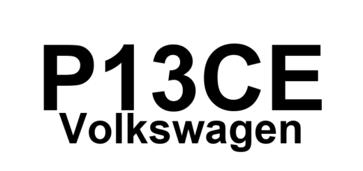 DTC P13CE Volkswagen - Definição em inglês: Sensor for internal pressure of cylinder 1 Electrical malfunction Definição em Português: Sensor de pressão interna do cilindro 1 - Mau funcionamento elétrico