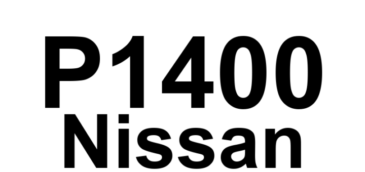 DTC P1400 Nissan - Definição em inglês: EGR/EVAP Control Solenoid Circuit Malfunction Definição em Português: (Circuito do solenóide de controle EGR/EVAP - Mau funcionamento)