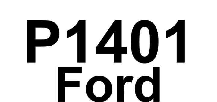 DTC P1401 Ford - Definição em inglês: DPFE Sensor Circuit High Input Definição em Português: Circuito do Sensor DPFE - Entrada Alta