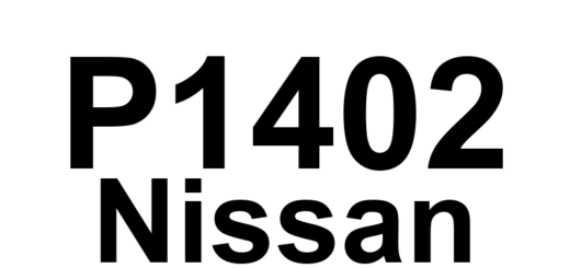 DTC P1402 Nissan - Definição em inglês: EGR System Malfunction Detected (Open) Definição em Português: Sistema EGR - Mau funcionamento detectado (Aberto)