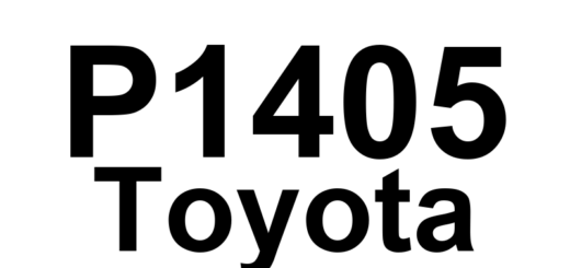DTC P1405 Toyota - Definição em inglês: Turbo Pressure Sensor Circuit Malfunction Definição em Português: Circuito do Sensor de Pressão do Turbo - Mau Funcionamento