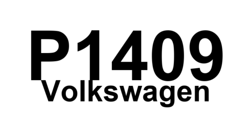 DTC P1409 Volkswagen - Definição em inglês: Tank Ventilation Valve Circuit Malfunction Conditions Definição em Português: Válvula de Ventilação do Tanque - Mau Funcionamento no Circuito