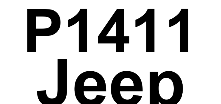 DTC P1411 Jeep - Definição em inglês: Cylinder 1 Reactivation Control Performance Definição em Português: Controle de Reativação do Cilindro 1 - Desempenho