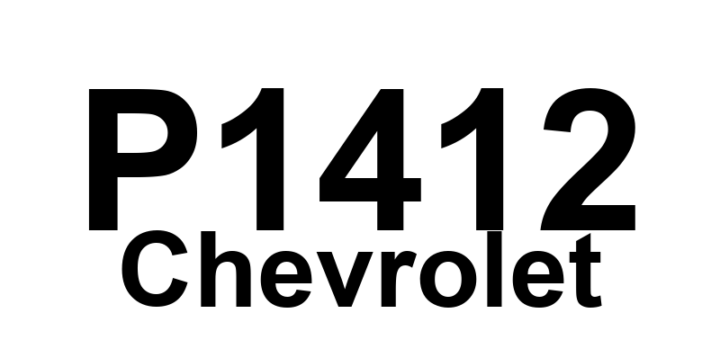 DTC P1412 Chevrolet - Definição em inglês: Exhaust Gas Recirculation (EGR) Cooler Bypass Valve Control Circuit 2 High Voltage Definição em Português: Válvula de Desvio do Cooler de Recirculação dos Gases de Escape (EGR) - Circuito de Controle 2 com Alta Voltagem