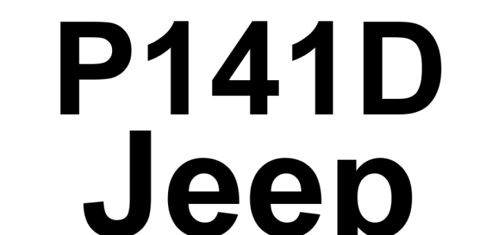 DTC P141D Jeep - Definição em inglês: Starter Relay Feedback Open Circuit Performance Definição em Português: Relé de Partida - Desempenho do Circuito Aberto (realimentação)