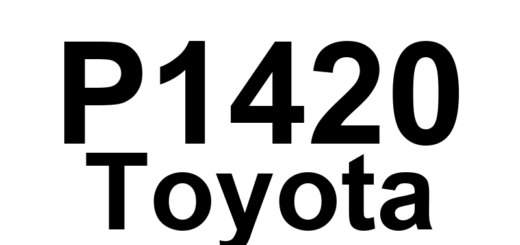 DTC P1420 Toyota - Definição em inglês: Evaporative Emission Canister Small Leak Definição em Português: Canister do Sistema de Emissão Evaporativa - Pequeno Vazamento
