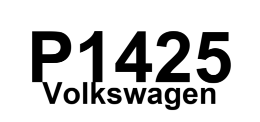 DTC P1425 Volkswagen - Definição em inglês: Tank Ventilation Valve Short to Ground Definição em Português: Válvula de Ventilação do Tanque - Curto-circuito à Massa