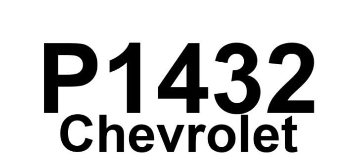 DTC P1432 Chevrolet - Definição em inglês: Fuel Level Sensor 2 Circuit Low Input Definição em Português: Sensor de Nível de Combustível 2 - Sinal de Entrada Baixo