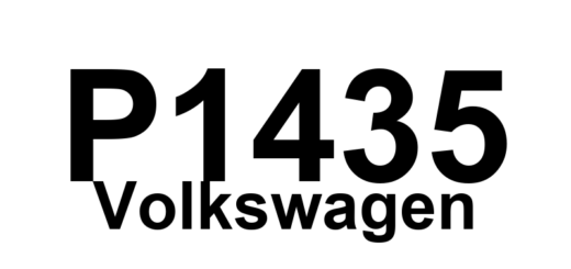 DTC P1435 Volkswagen - Definição em inglês: Secondary Air Injection System Pump Relay Circuit Short to Ground Definição em Português: Circuito do Relé da Bomba do Sistema de Injeção de Ar Secundário - Curto para o Terra