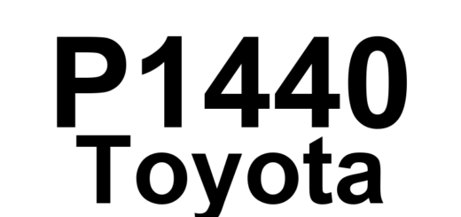 DTC P1440 Toyota - Definição em inglês: Secondary Air Injection System Control Valve Circuit Bank 1 Definição em Português: Circuito da Válvula de Controle do Sistema de Injeção de Ar Secundário - Problema Detectado (Banco 1)