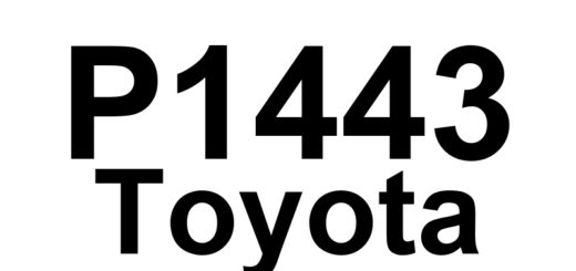DTC P1443 Toyota - Definição em inglês: Secondary Air Injection System Control Valve Circuit Bank 2 Definição em Português: Circuito da Válvula de Controle do Sistema de Injeção de Ar Secundário - Problema detectado (Banco 2)