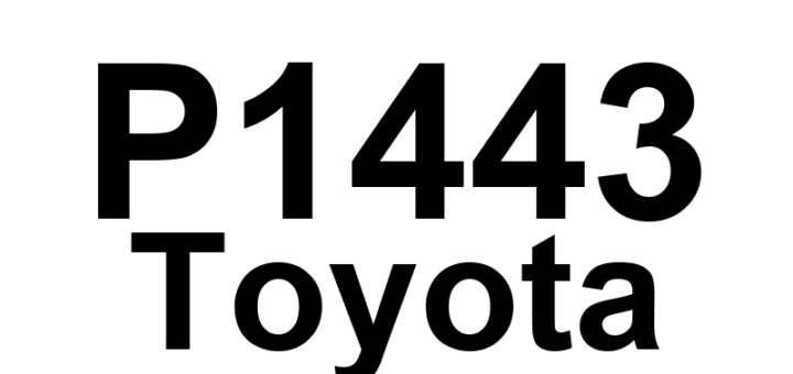 DTC P1443 Toyota - Definição em inglês: Secondary Air Injection System Control Valve Circuit Bank 2 Definição em Português: Circuito da Válvula de Controle do Sistema de Injeção de Ar Secundário - Problema detectado (Banco 2)