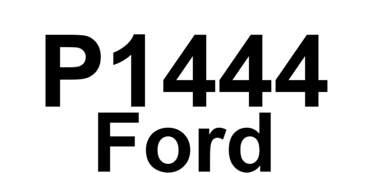 DTC P1444 Ford - Definição em inglês: Purge Flow Sensor Circuit Low Input Definição em Português: Circuito do Sensor de Fluxo de Purga - Entrada Baixa