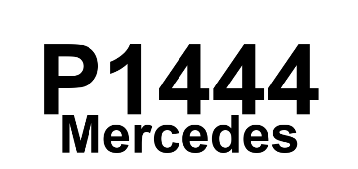 DTC P1444 Mercedes - Definição em inglês: left CAT temperature sensor (B16/4) Definição em Português: Sensor de temperatura do CAT esquerdo (B16/4)