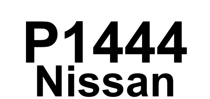 DTC P1444 Nissan - Definição em inglês: Canister Purge Volume Control Valve Circuit Malfunction Definição em Português: Circuito da Válvula de Controle de Volume de Purga do Canister - Mau Funcionamento